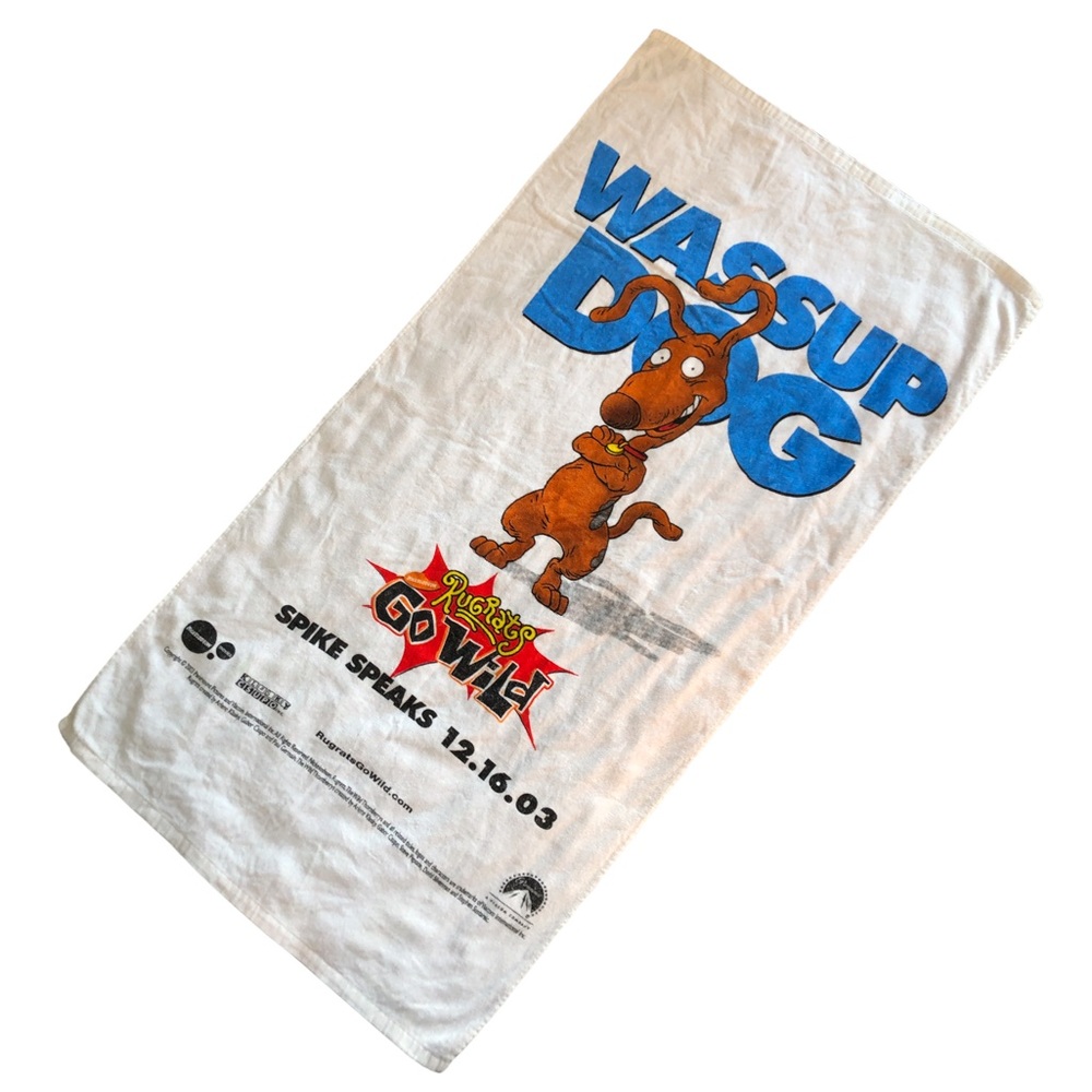 Rare Vintage Rugrats Go Wild Promo towel